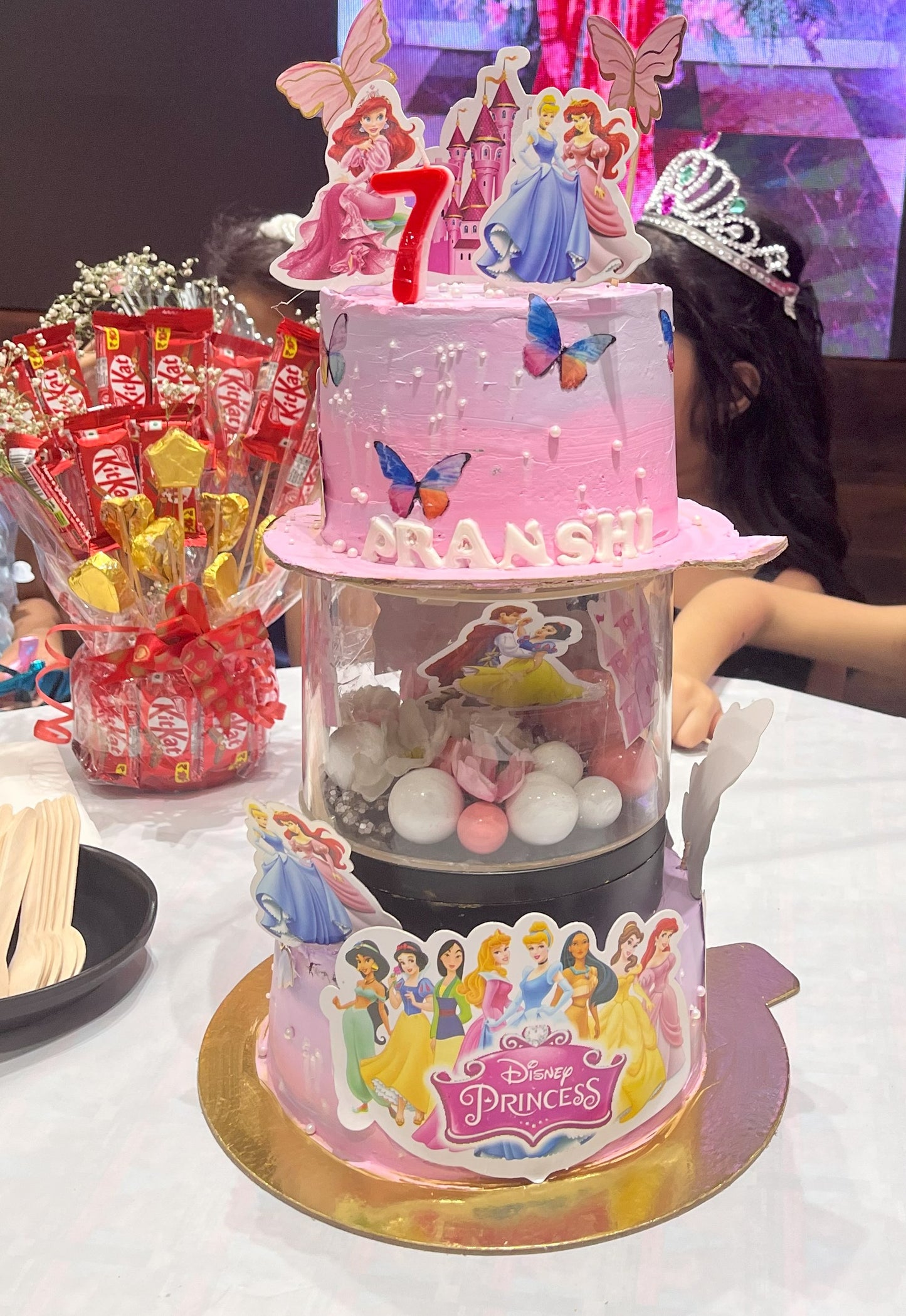 Princess Theme-2 | Rotating Cake | Two Tier