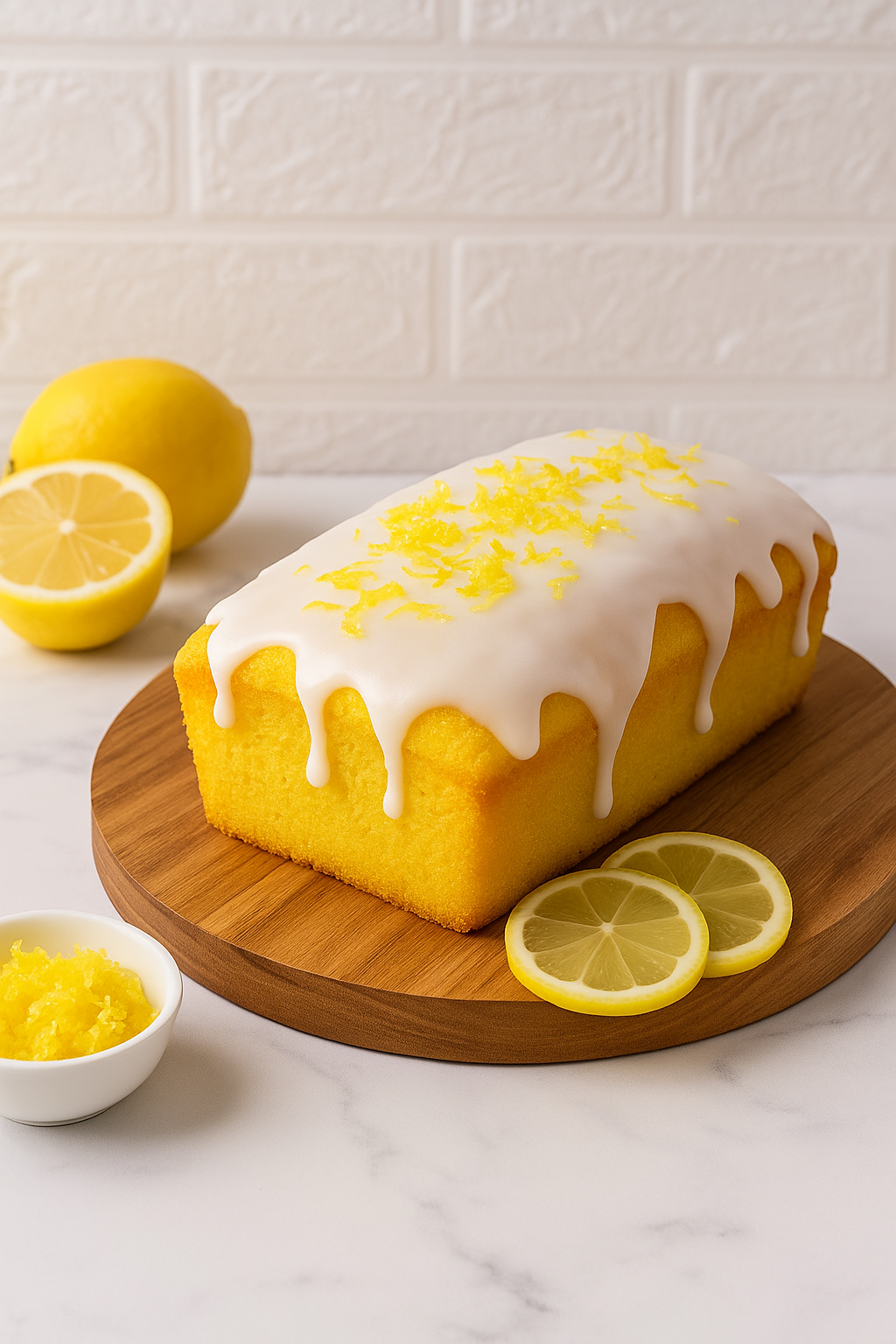 Lemon Zest Cake | Sugar-Free | No Palm Oil | Maida Free Option Available