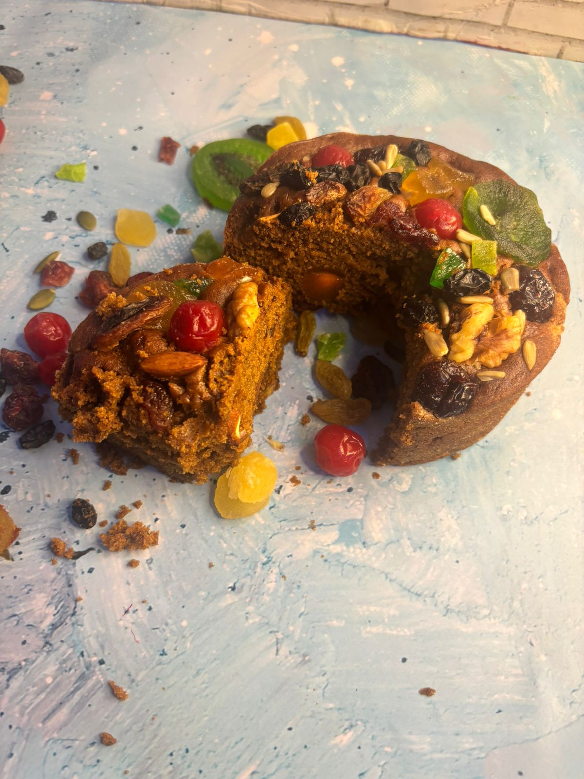 Tipsy Plum Cake for Christmas | Made with Millets |