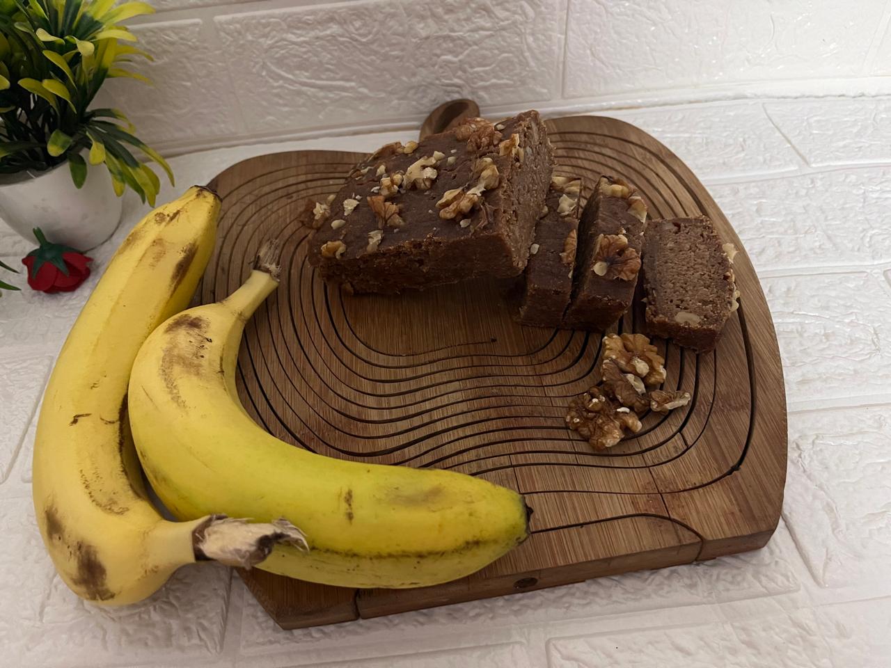 Healthy Walnut Banana Cake | Home made | Sugar-Free | No Palm Oil | Maida Free Option Available