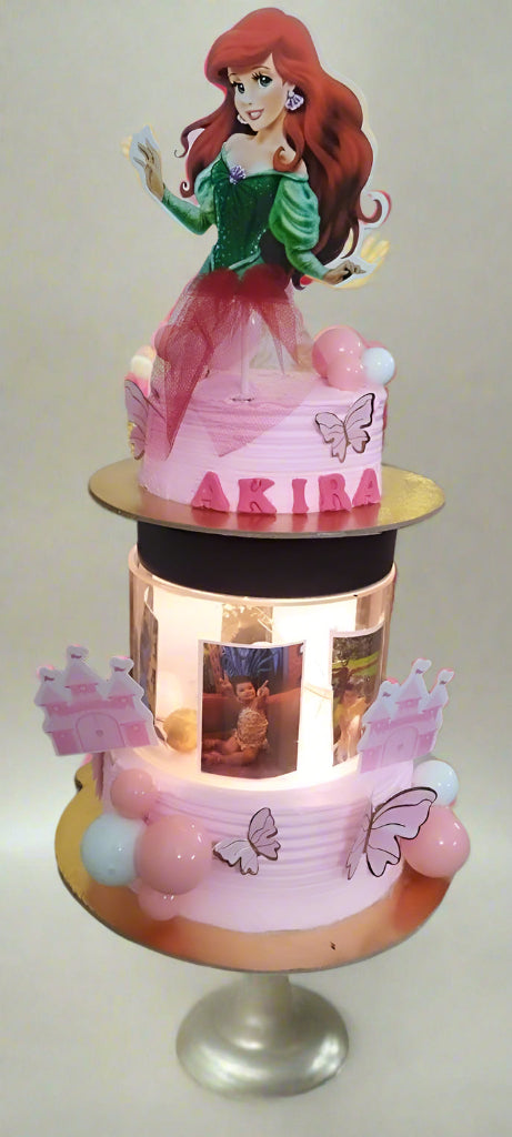 Princess Theme Cake-Two Tier | Rotating Cake|