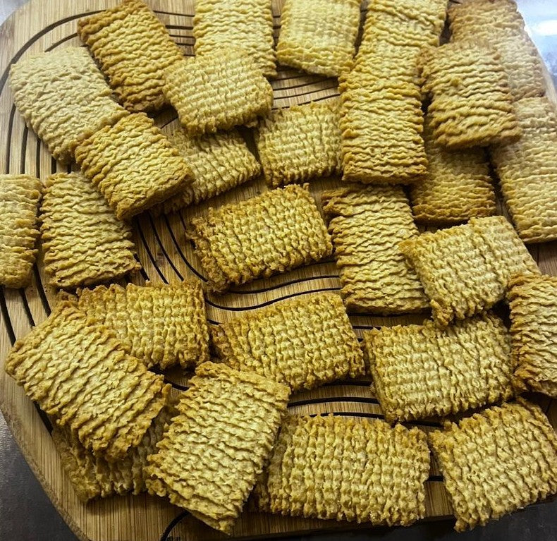 Desi Ghee Aata Cookies made with Jaggery