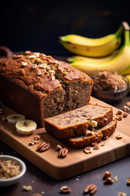 Healthy Walnut Banana Cake | Home made | Sugar-Free | No Palm Oil | Maida Free Option Available