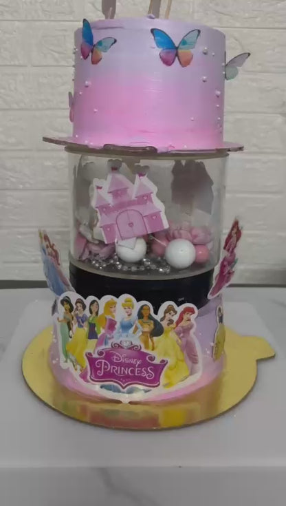 Princess Theme-2 | Rotating Cake | Two Tier